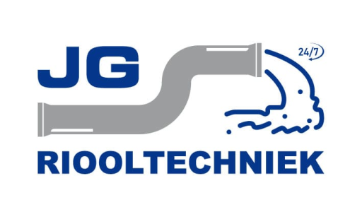 Het logo van J.G. Riooltechniek, uw loodgieter voor in Den Bosch