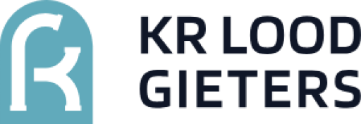 Het logo van KR loodgieters- en installatiebedrijf, uw loodgieter voor in Den Bosch